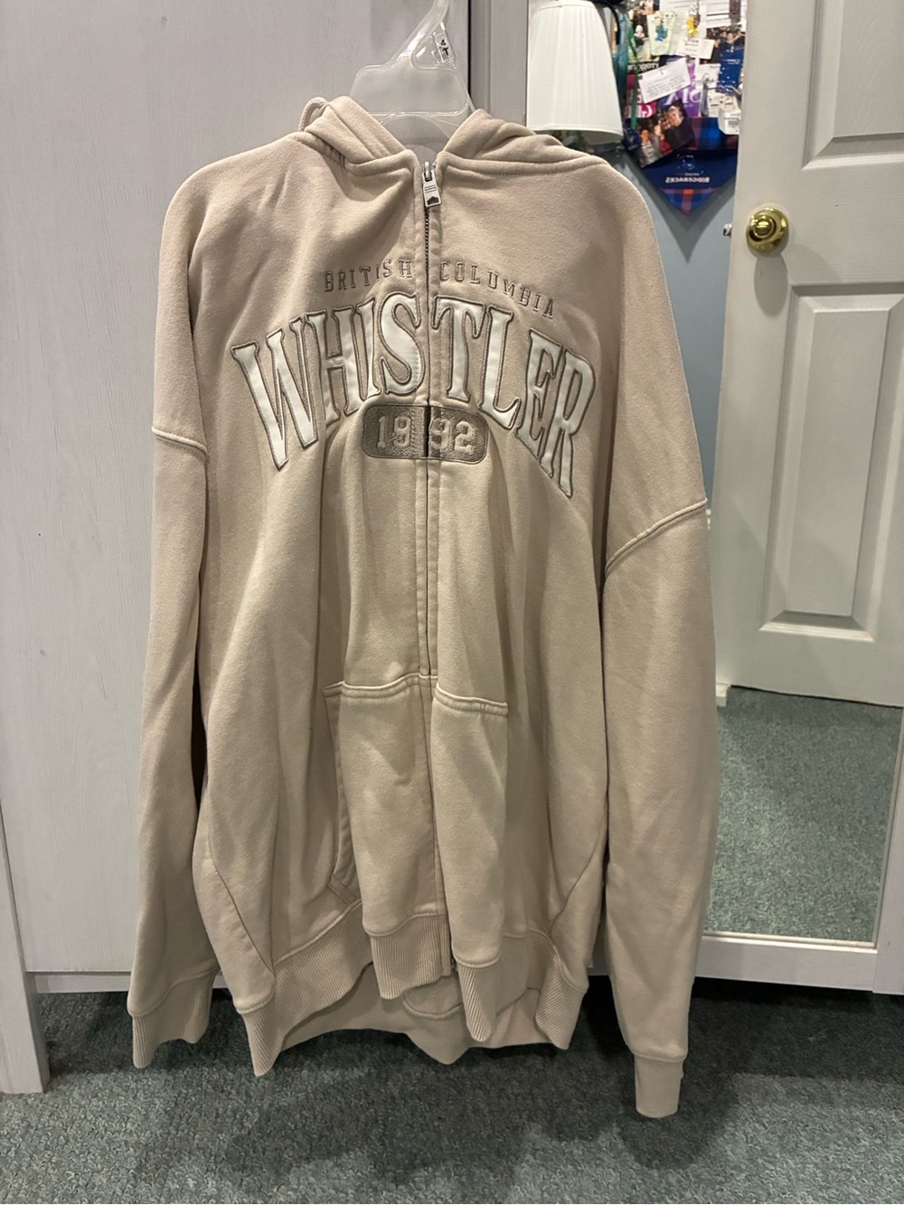 Garage Cream Whistler Zip-Up Sweater